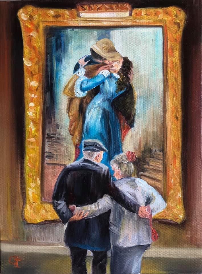 ‘Eternety love’, oil/canvas 40/30 cm