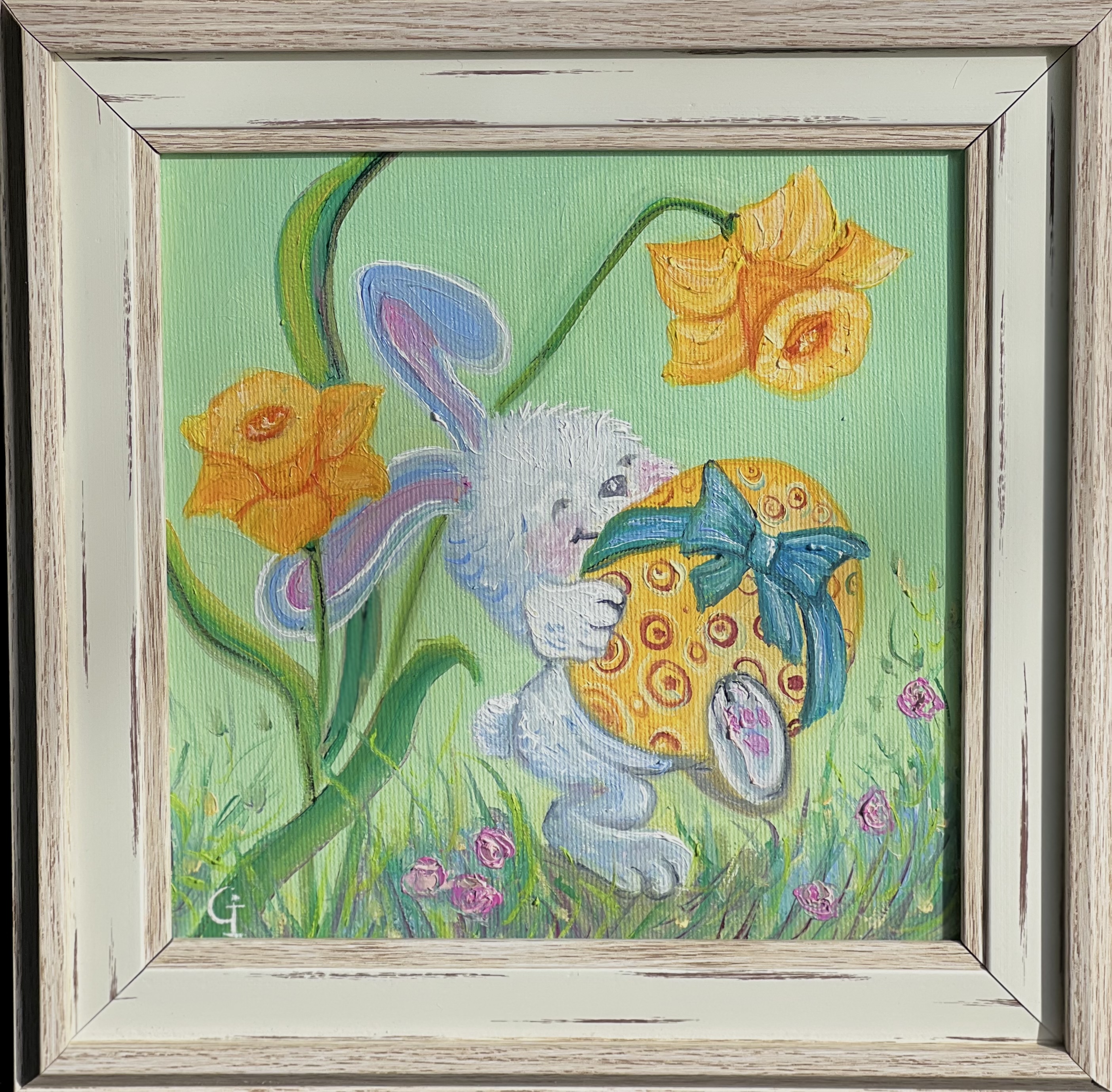 ‘Easter’, part 2, oil/canvas 20/20 cm