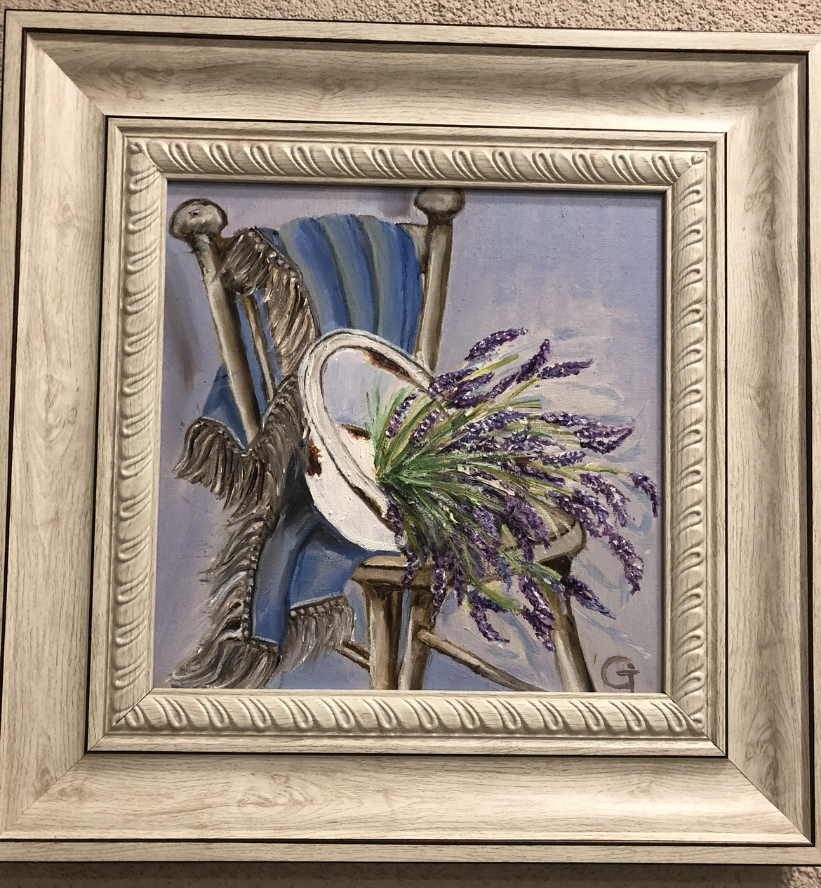 ‘Lavander’, oil/canvas 30/30 cm